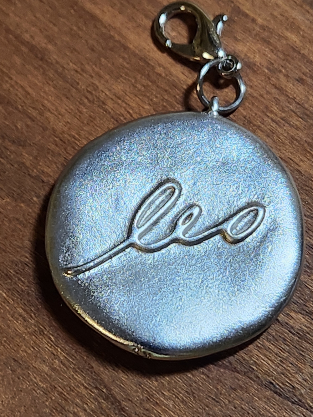 Kendra Scott Silver 'Leo' Zodiac Charm Pendant With Cubic Zirconia